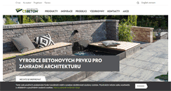 Desktop Screenshot of csbeton.cz